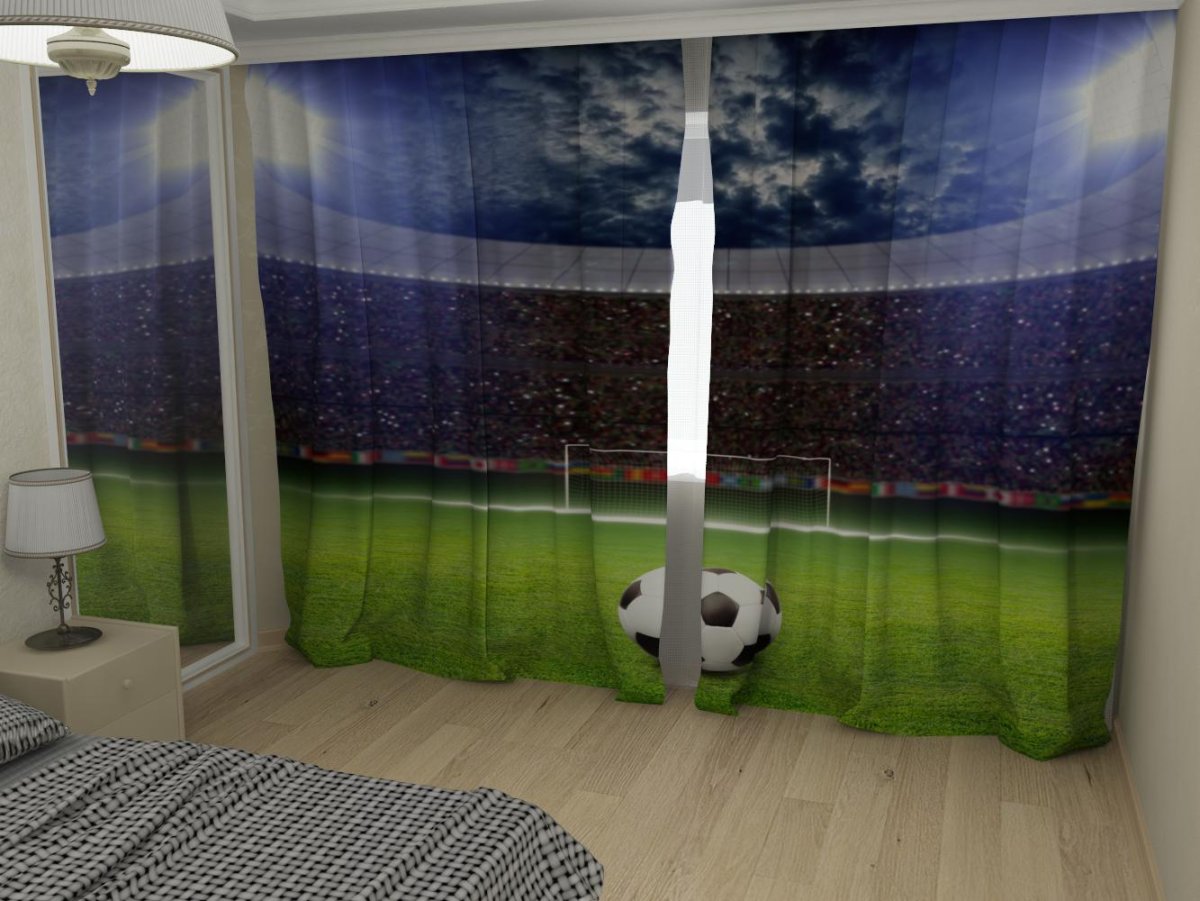 Тюль в комнату подростка мальчика