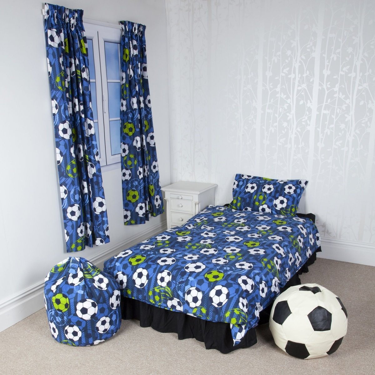 Красные шторы с футбольными мячами мальчику вайлдберриз