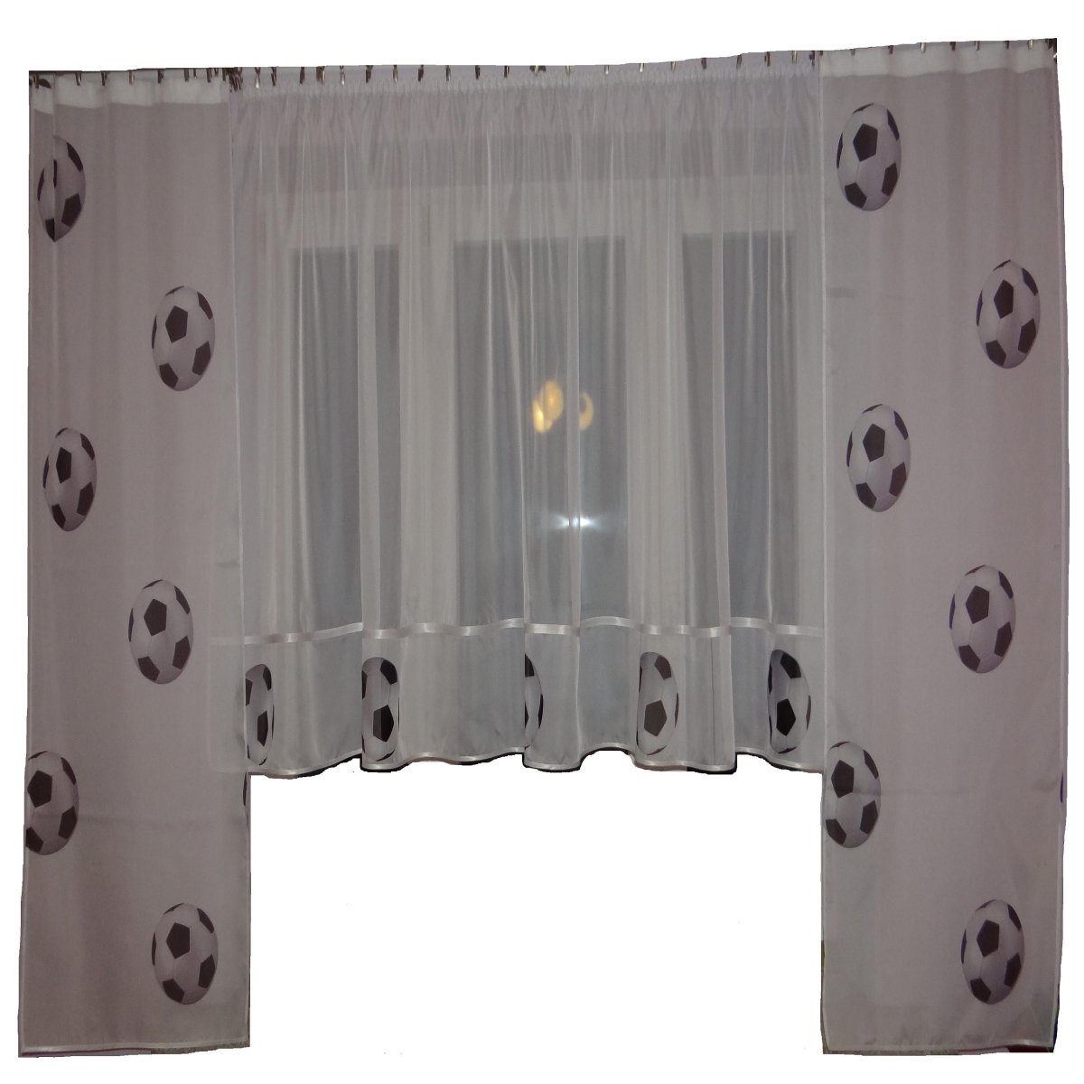 Тюль футбольная тематика