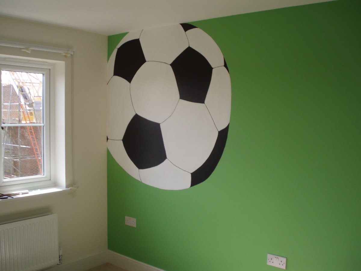 Комната в футбольном стиле