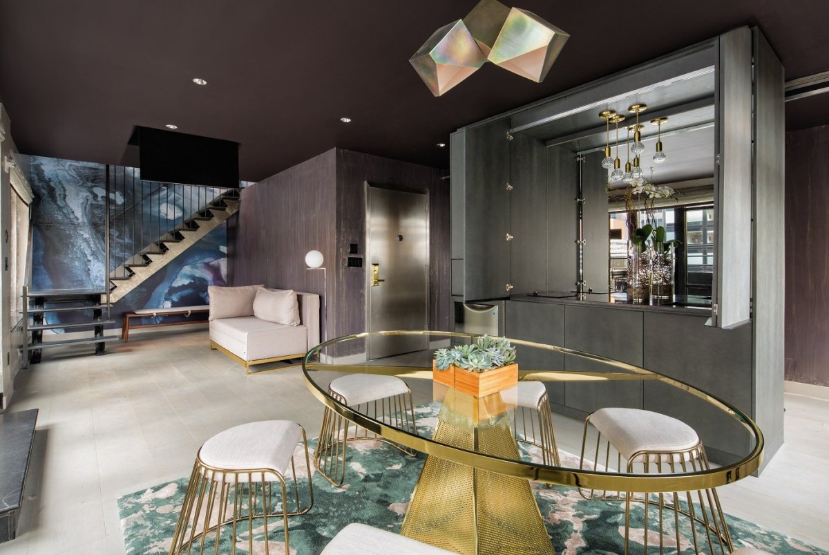 Пентхаус кухня гостиница Нью Йорк