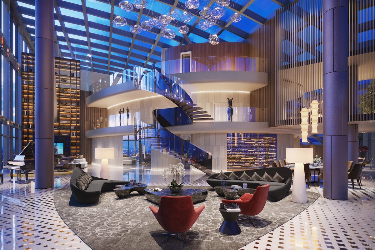 Башня Федерация пентхаус 95 этаж