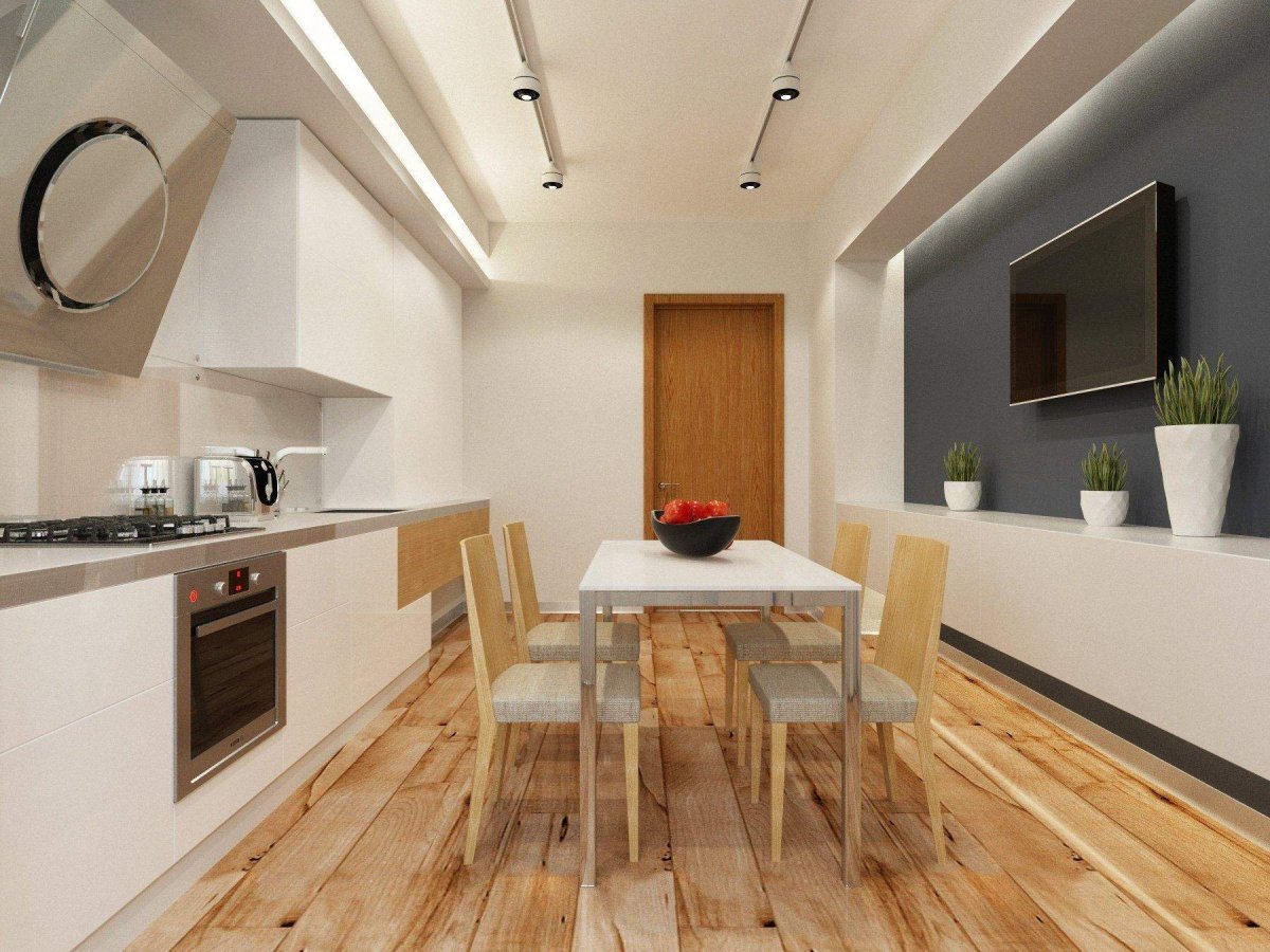 Окрашивание стен на кухне