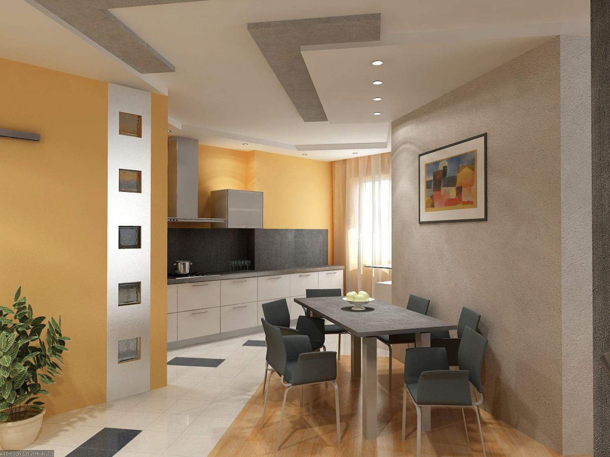 Кухня гостиная