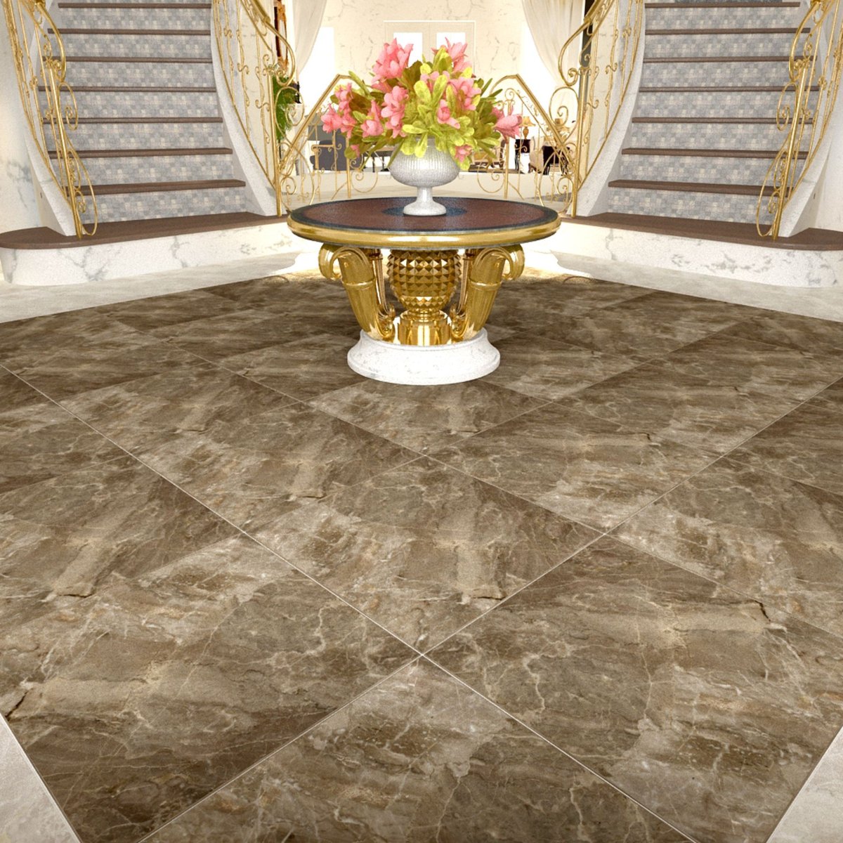 Альма керамика Браун керамогранит