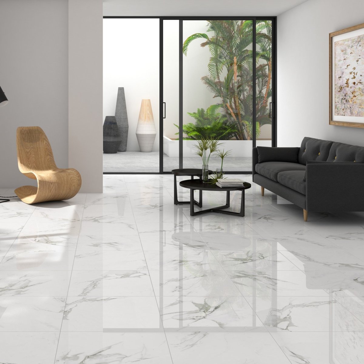 Керамогранит 60 на 120 на полу