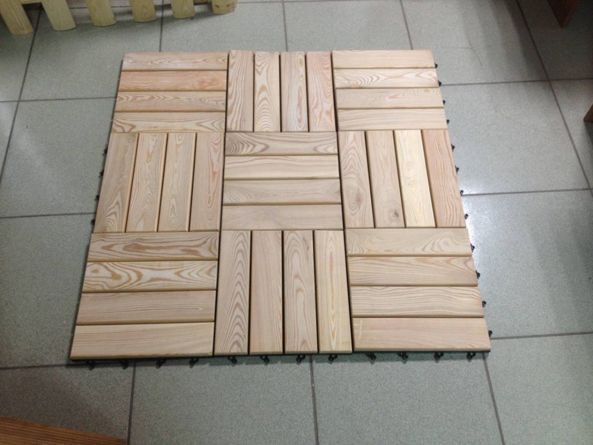 Садовый паркет декинг лиственница