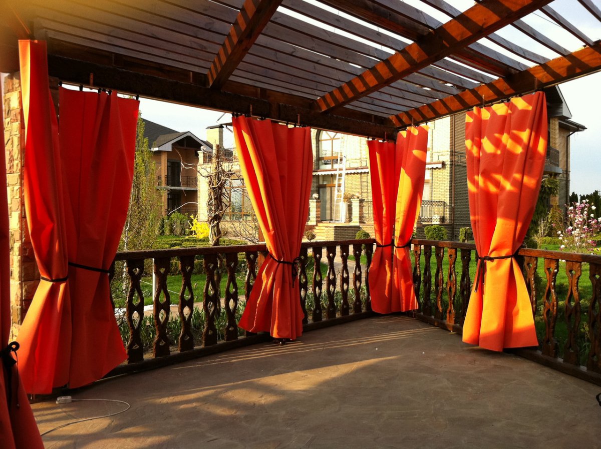 Уличные шторы