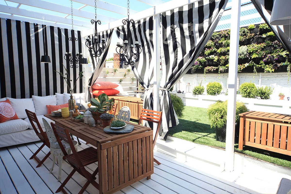 Шторы на террасу