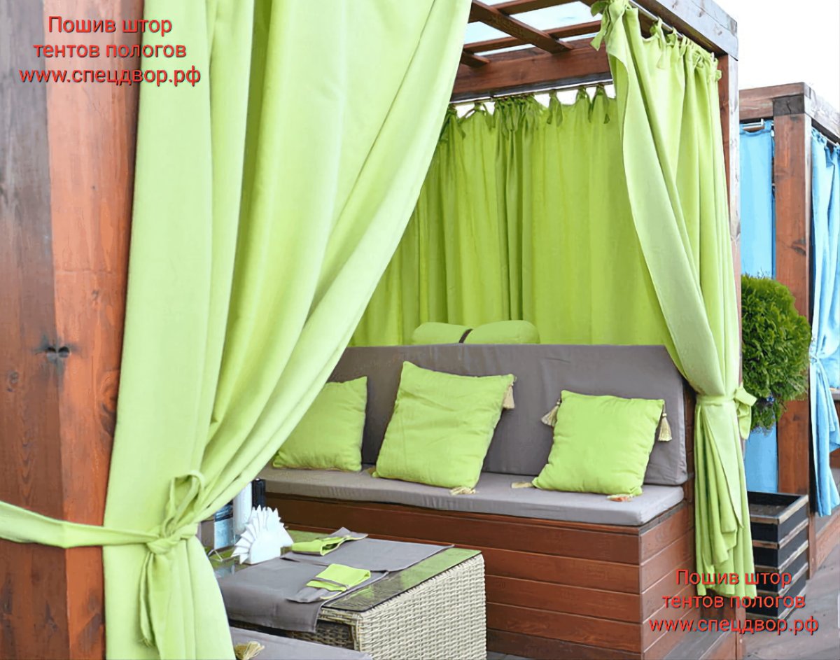 Шторы на террасу