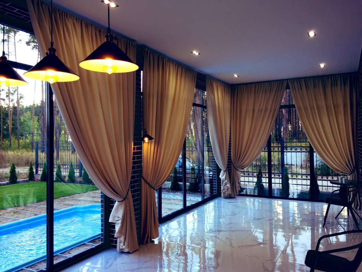 Занавески на террасу