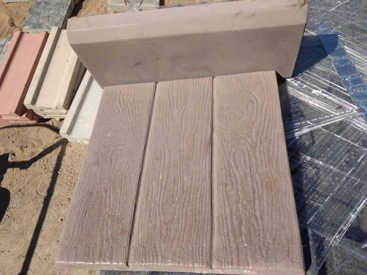 Плитка тротуарная три доски 300х300х30