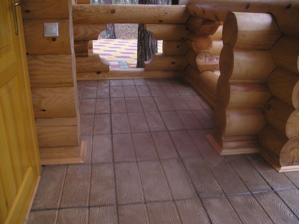 Плитка тротуарная три доски 40х40