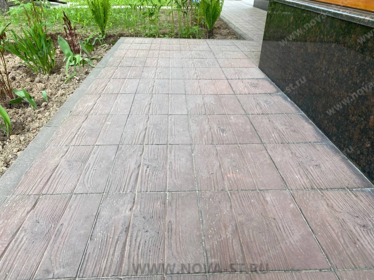 Доска тротуарная вельвет