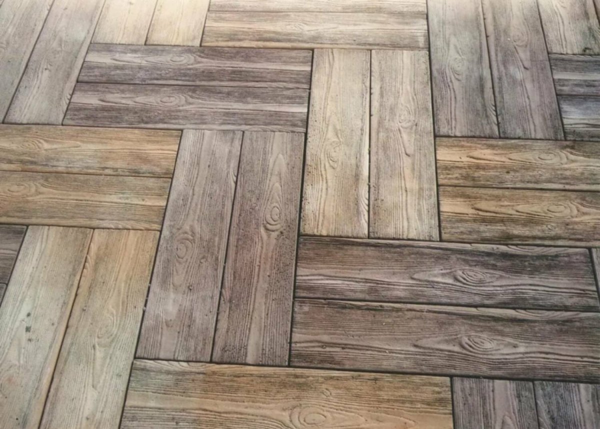 Тротуарная плитка палубная доска