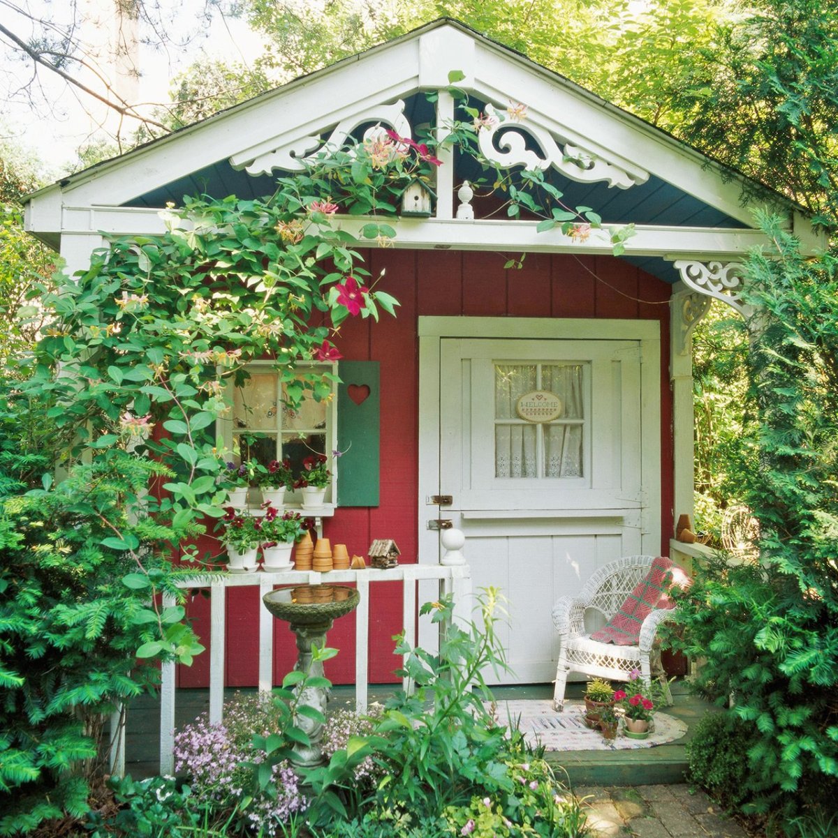 Садовый домик Shed Garden в стиле Прованс