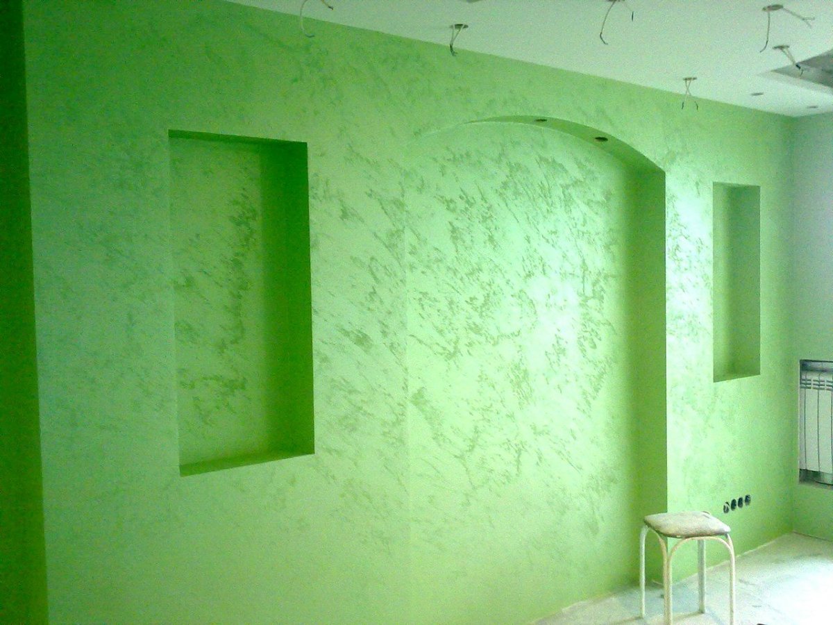 Декоративное окрашивание стен