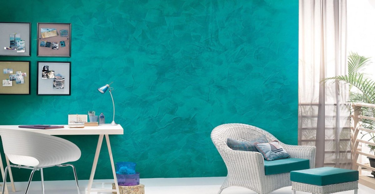 Венецианская штукатурка Аквамарин