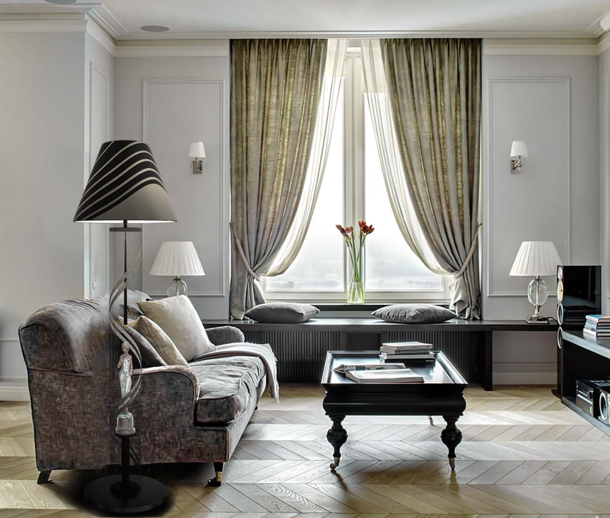 Шторы в классическом стиле