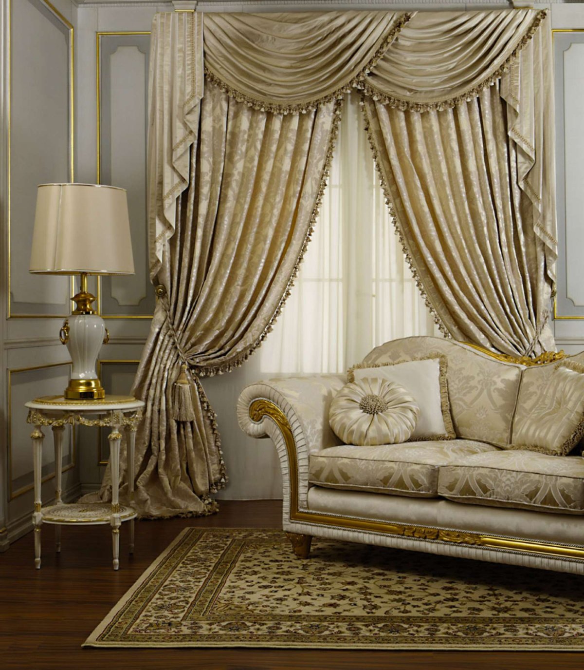 Шикарные шторы в гостиную