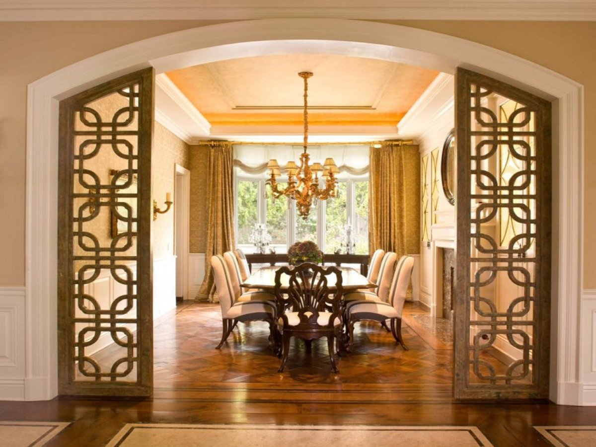 Угловой проем межкомнатной двери