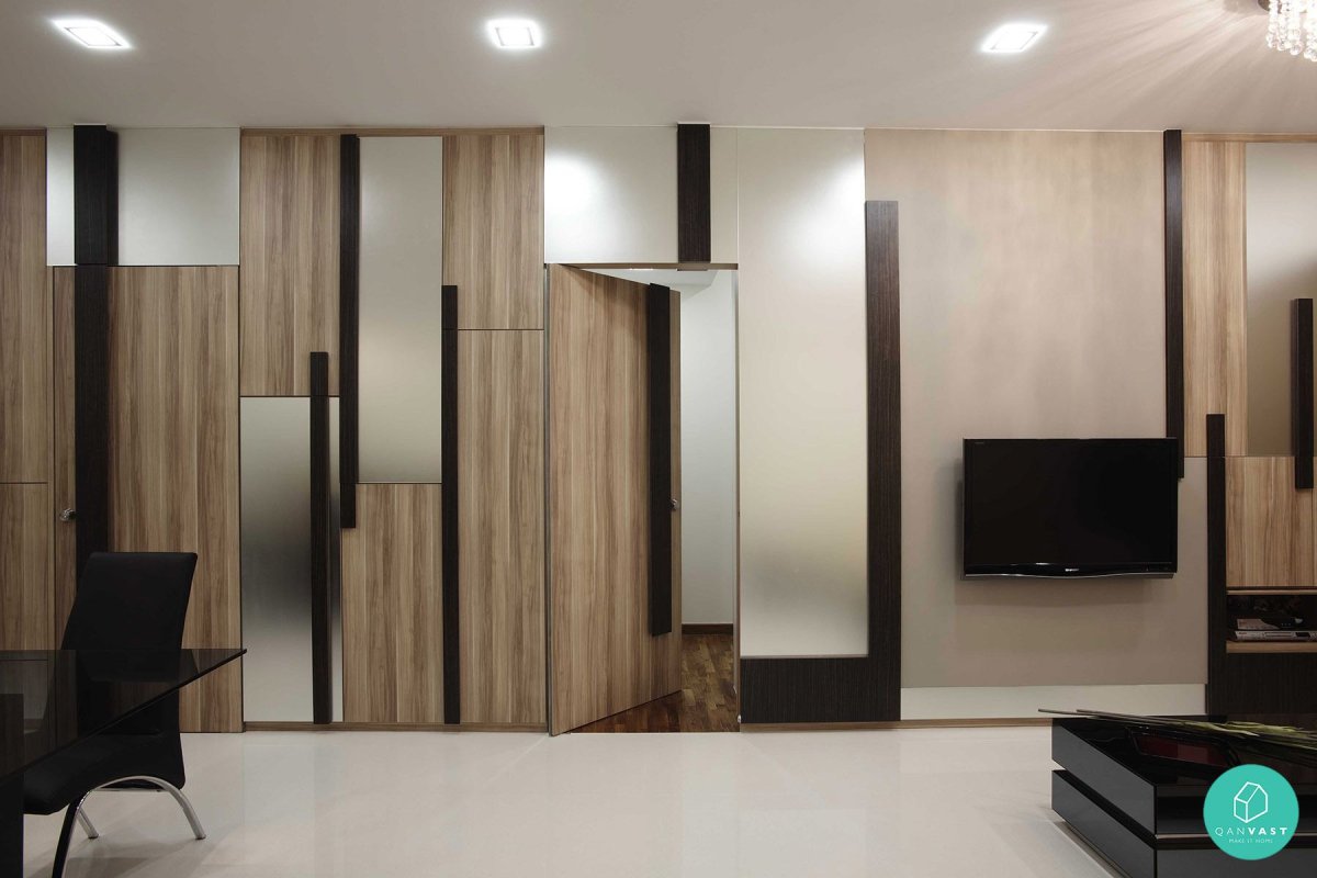 Стеновые панели со скрытыми дверями