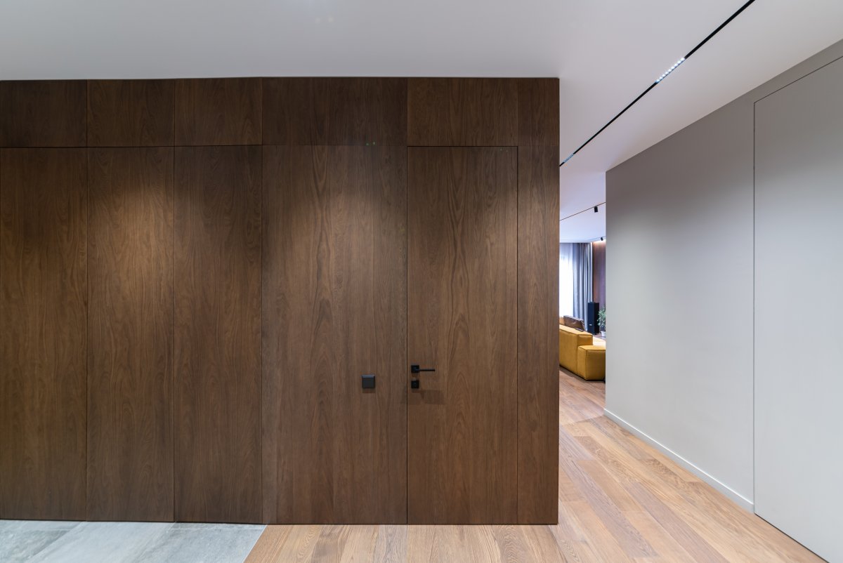 Стеновые панели со скрытыми дверями