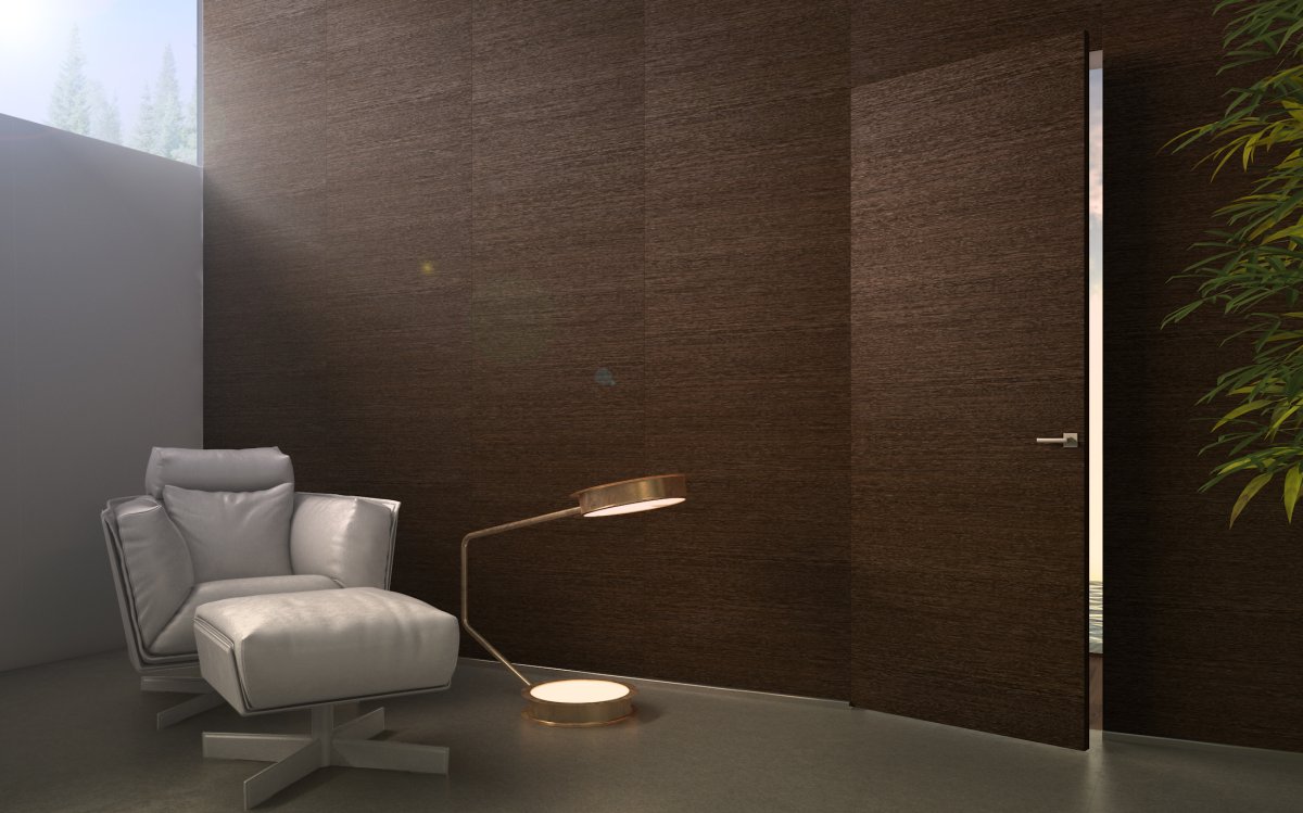 Скрытые двери в интерьере