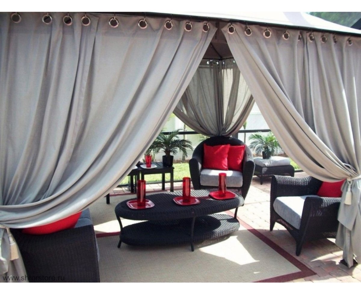 Шторы на веранду