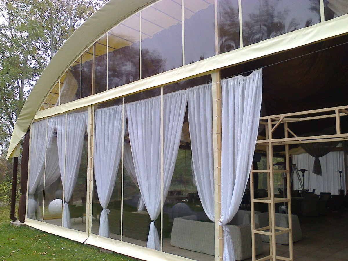 Шторы на веранду