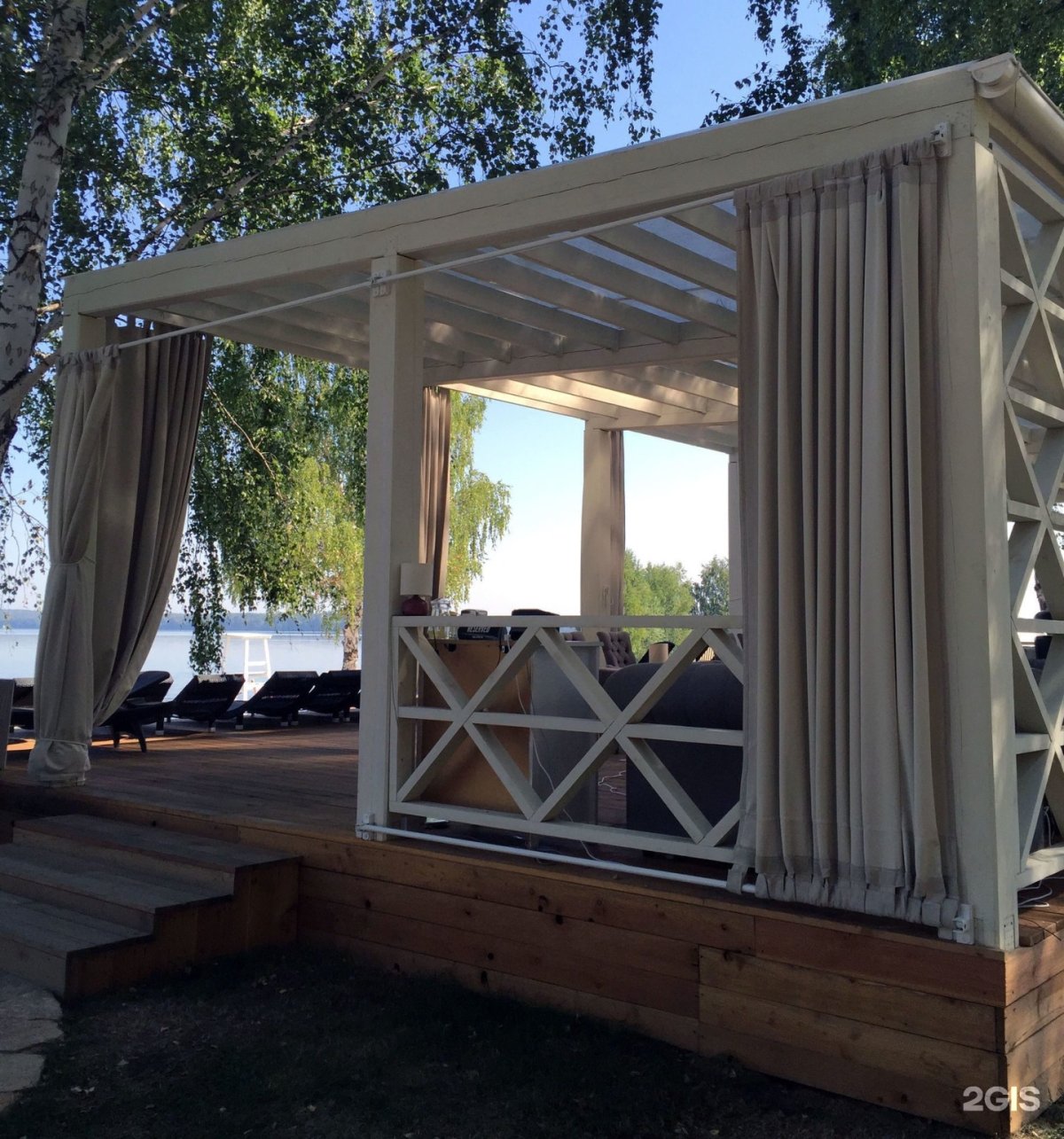 Занавески для беседки