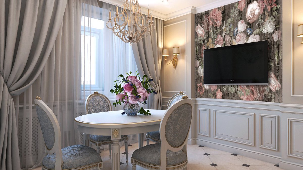 Шторы современная классика