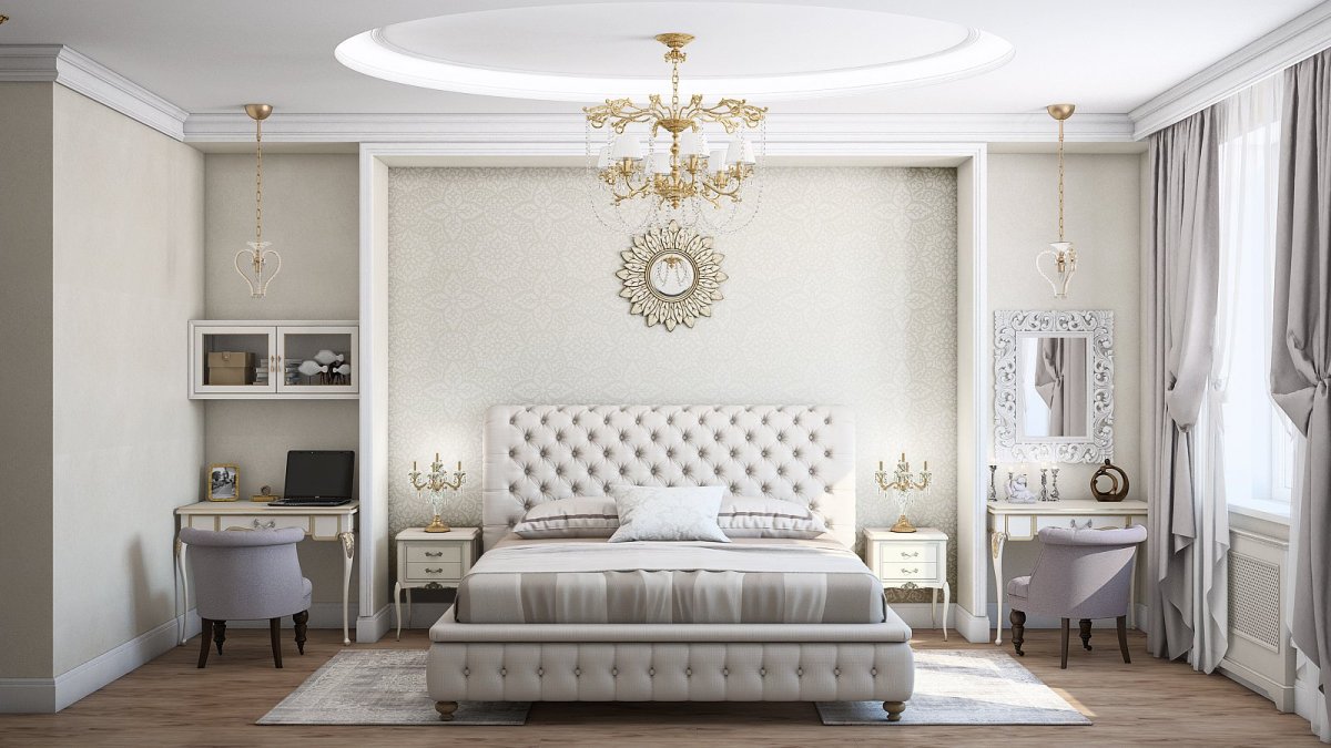 Спальные гарнитуры Неоклассика