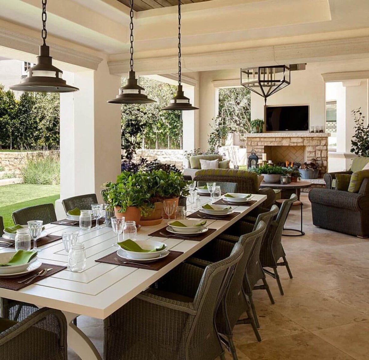 Терраса в средиземноморском стиле