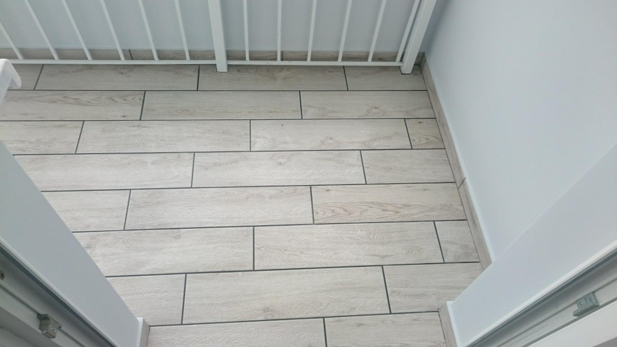 Керамогранит на лоджии