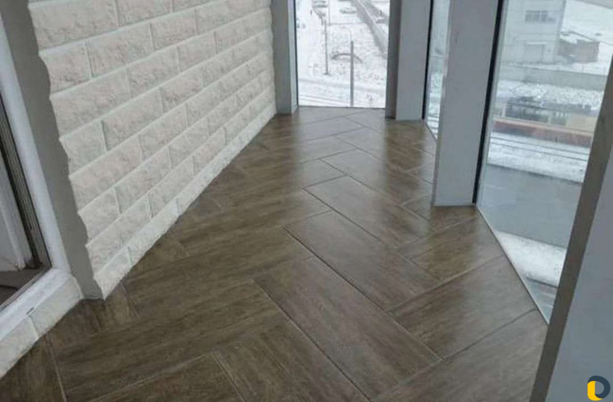 Укладка керамогранита елочкой